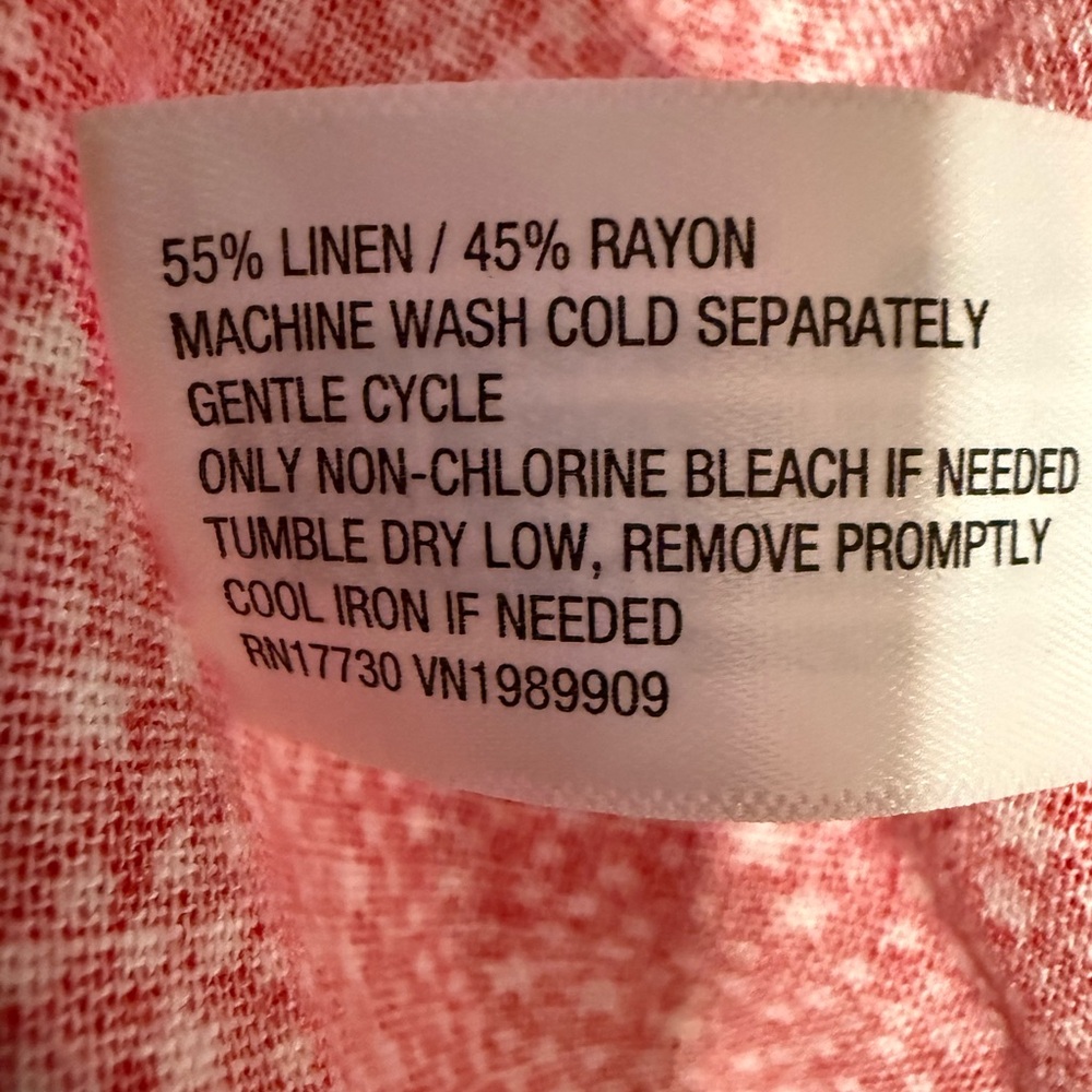 Universal Thread Red Short-Sleeve Button-Front Mi… - image 4